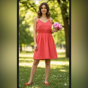 J. Crew Orange Dress